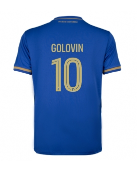AS Monaco Aleksandr Golovin #10 Maglia Gara Trasferta Repliche 2025-26 Maniche Corte